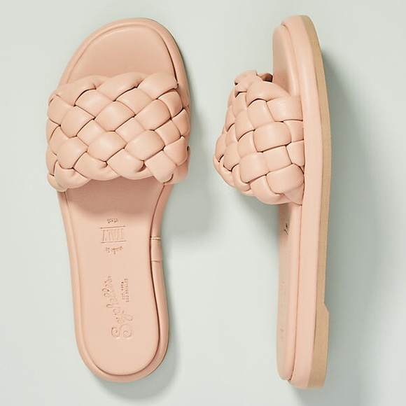 NWT Seychelles Belissima Puffy Woven Slide Sandals - Picture 1 of 5